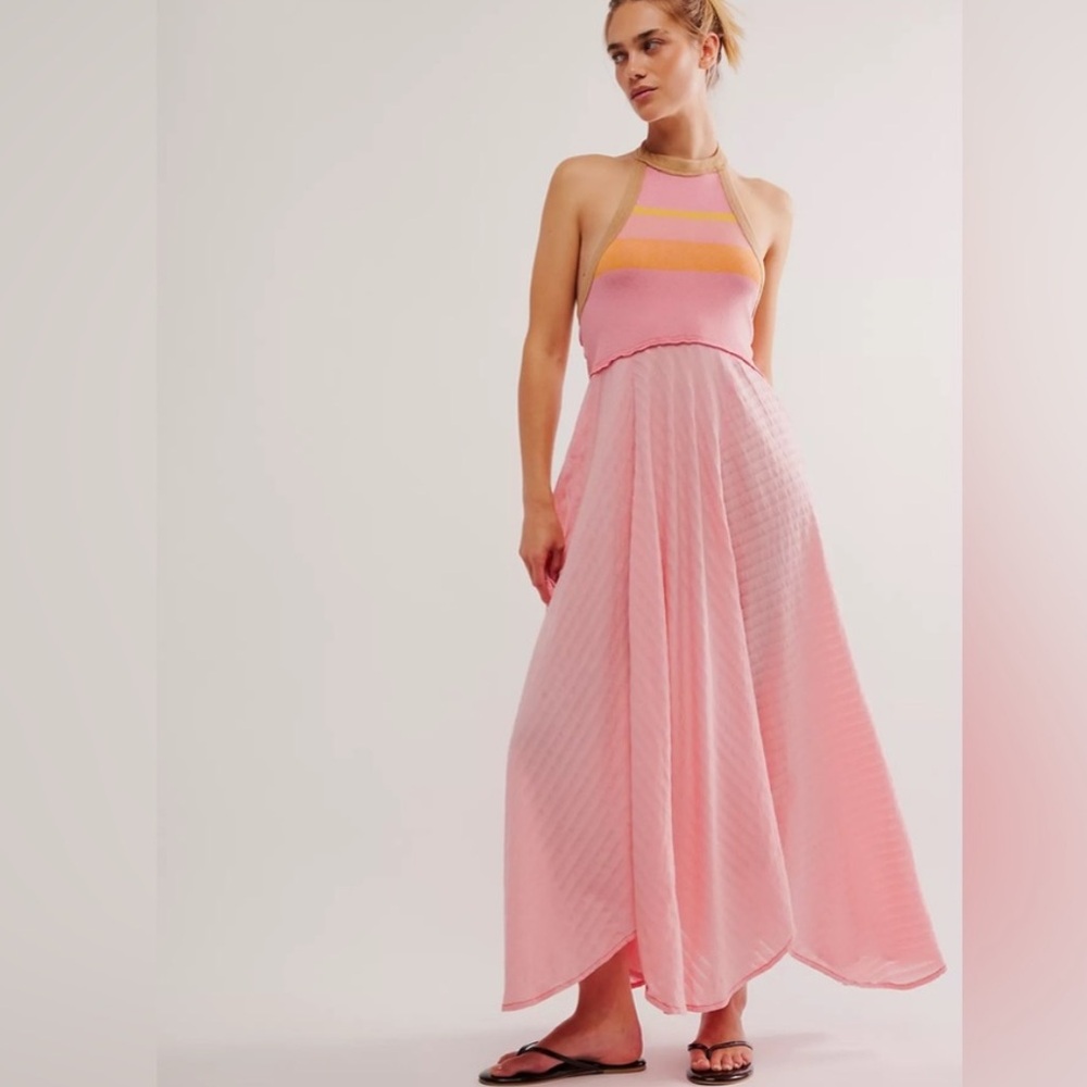 1827. Free People Surf’s Up Maxi Dress - Picture 1 of 3